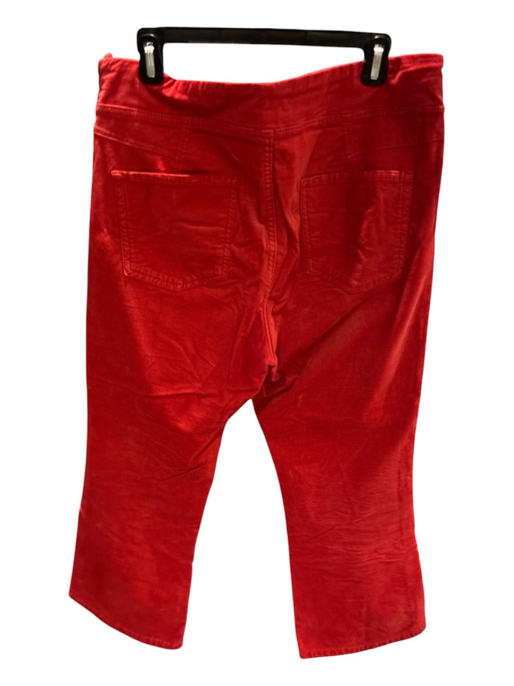 In My Feelings Velvet Crop Slim Flare Pants - Picture 4 of 8